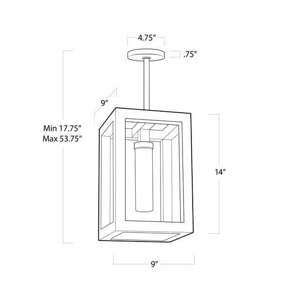 Montecito Outdoor Lantern Small